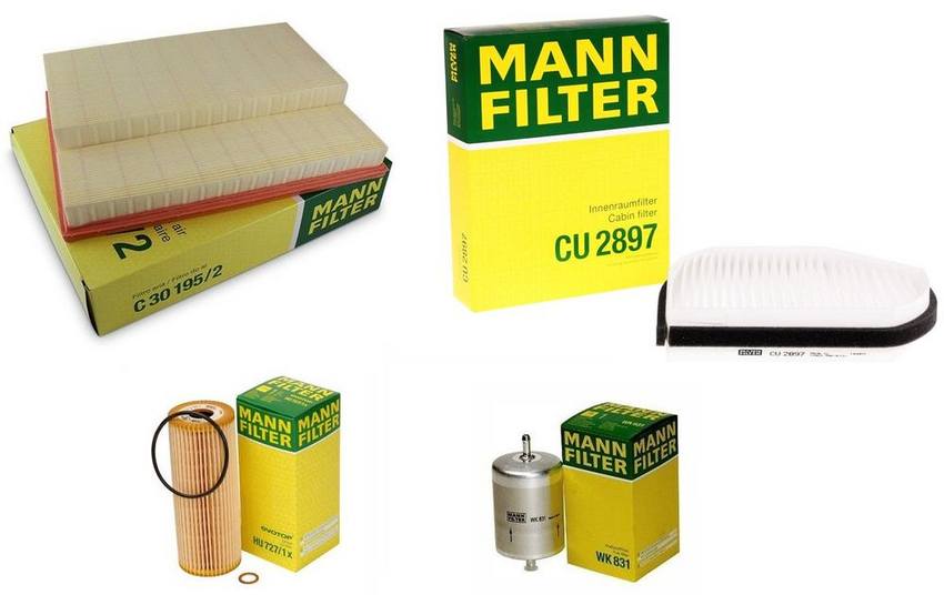 Mercedes Filter Service Kit 604094130410 - MANN-FILTER 1645257KIT